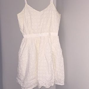 Forever21 White Detail Dress